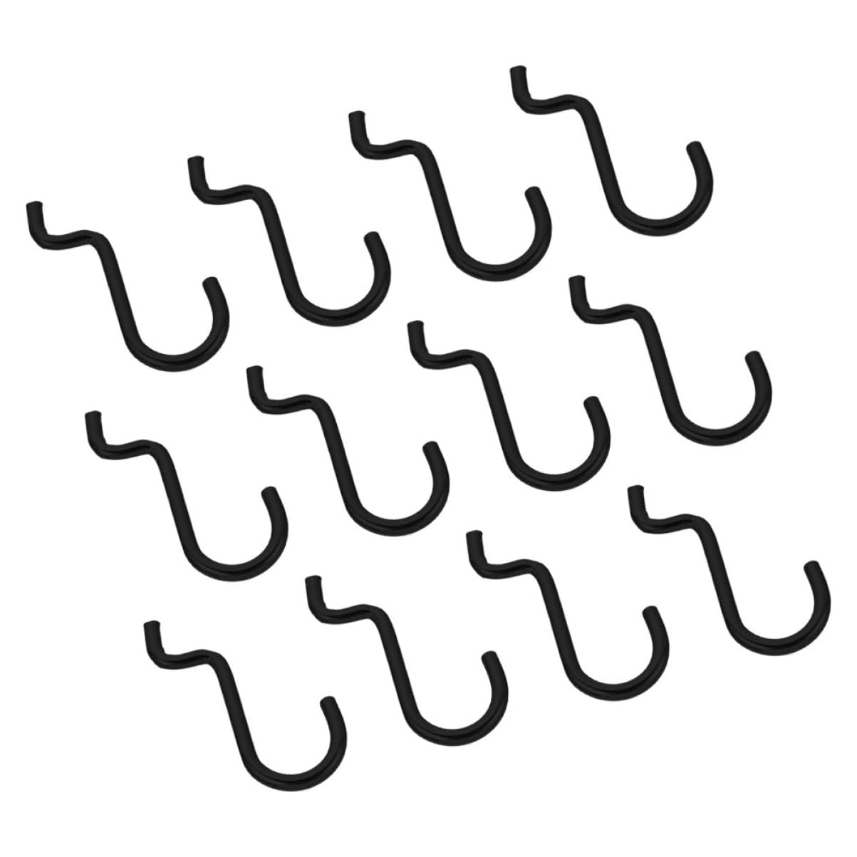 STOBAZA 12Pcs Heavy Duty Pegboard Hooks for Garage Tool Organization Wire Easy Installation for Supermarket Displays Fit for Pegboards