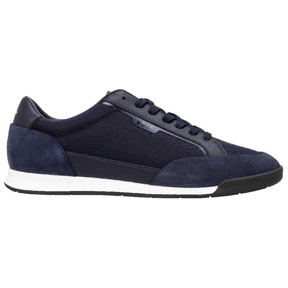 BOSS Herren Nitan txsd Lowtop Sneakers aus Veloursleder und Kunstleder Größe