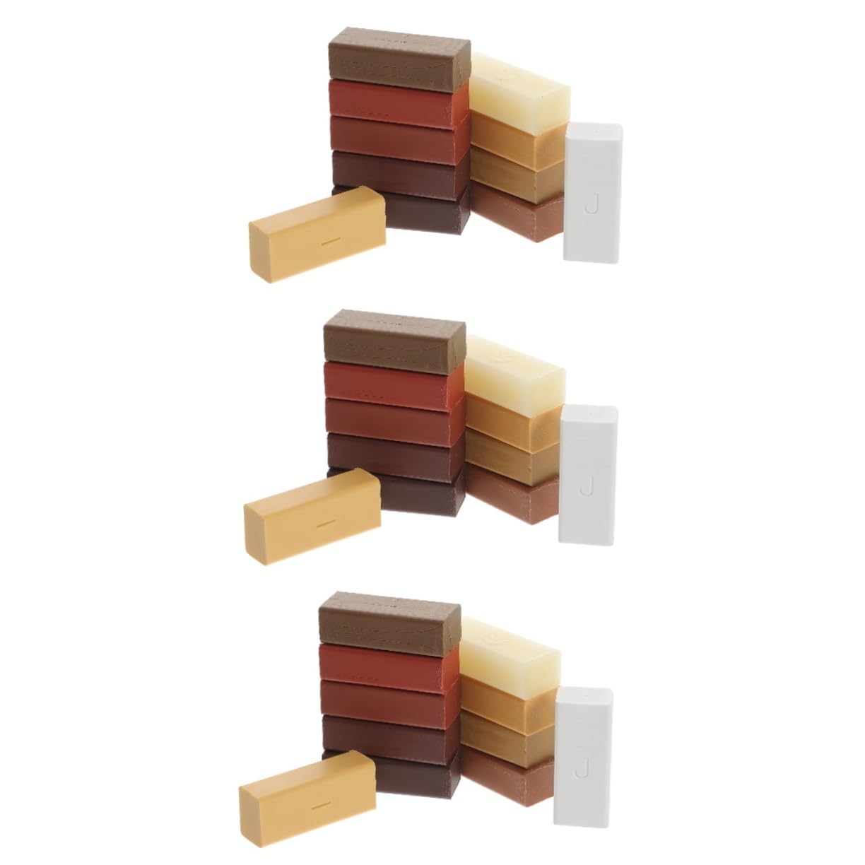 IWOWHERO 3 Sets Floor Scratch Repair Floor Filler Quick Heat Laminate Fix