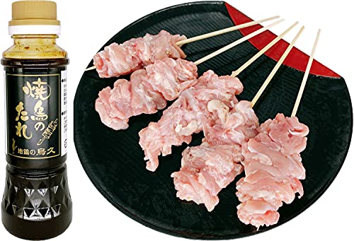 Poulet-d'Or 国産 せせり串 (40g*10本)(冷凍品) + 焼き鳥のたれ (250ml)