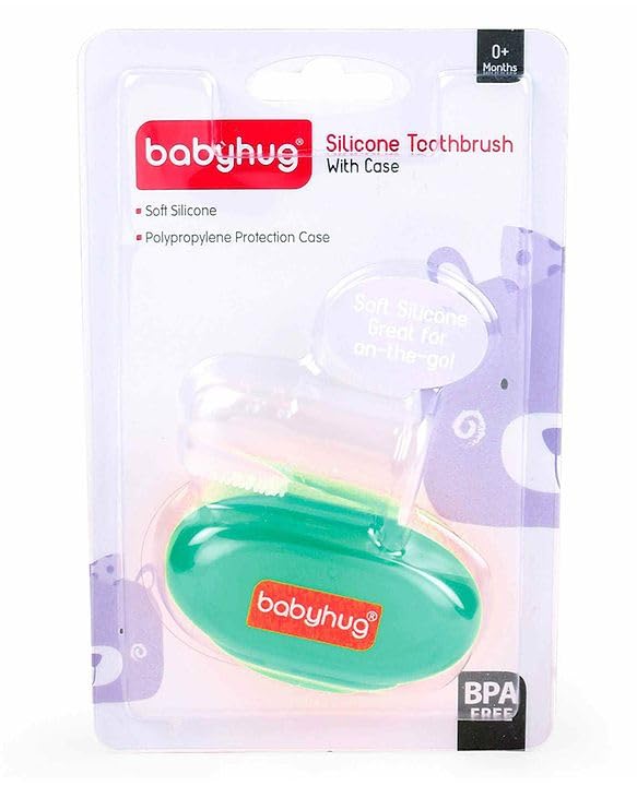 Babyhug Silicone Finger Toothbrush With Case âŽ®Random ColourâŽ® Mom's Pick âŽ® Random ColourâŽ® 1pc-image-43