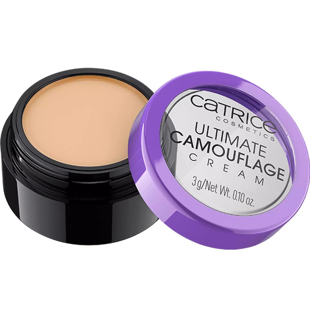 Catrice Korektor w kremie Ultimate Camouflage Cream, długotrwały, matujący, korekcja kolorów, naturalny, matowy (3g)