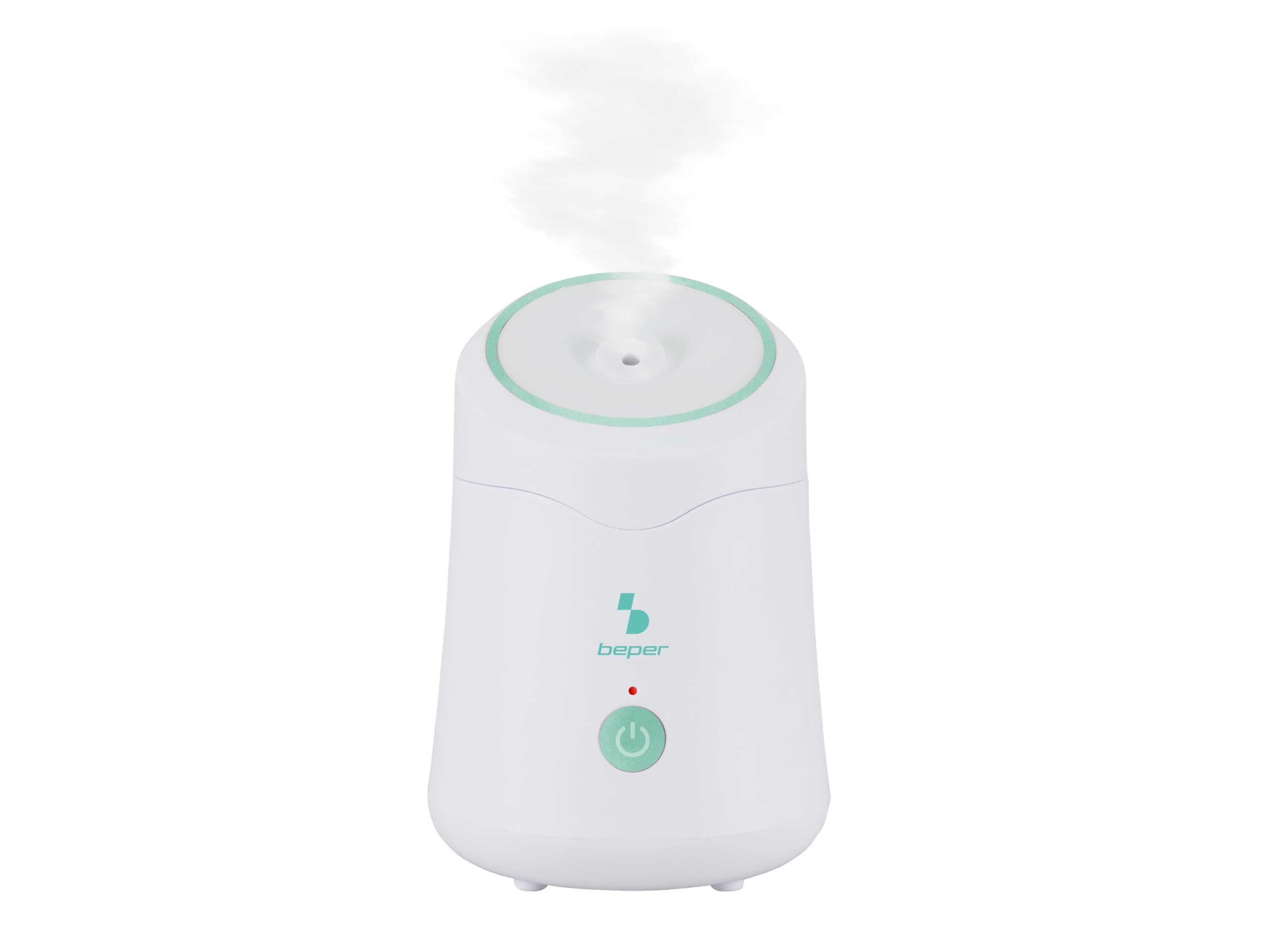 BEPER P302VIS010 Sauna Facciale a Vapore Hidra, Pulizia Viso Profonda e Idratazione, Vaporizzatore viso con Serbatoio 60ml, Supporto per Essenze, con Misurino Incluso