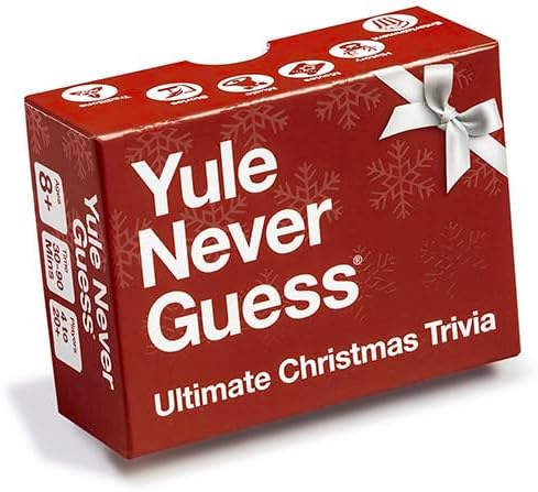 Ultimate Christmas Trivia - Juego de cartas de trivia - 110 cartas - 3 o más jugadores - A partir de 8 años