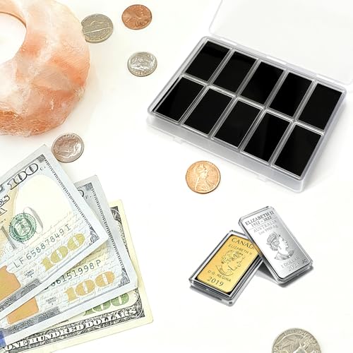 Estuche acrílico para 20 barras de plata de 1 oz con caja miniatura 5