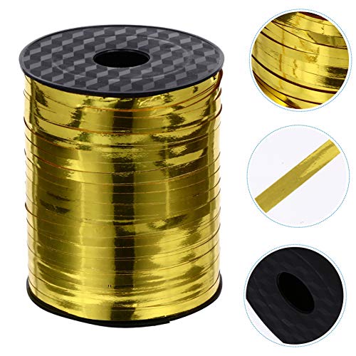 CLISPEED 1 Rolo de Ondulação Da Fita Balão Metálico Fitas Fitas de Rolo de Folha De Papel De Embrulh