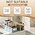 Clear Fridge Organizer, Refrigerator Organizer Bins with Handle, Freezer, Kitchen Cabinet, Pantry Organization, BPA Free Fridge Organizers (12.4 inch 8 Pack)