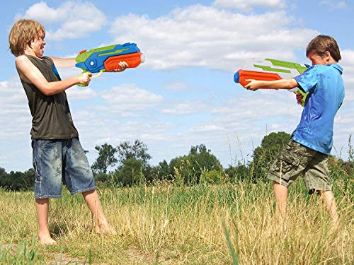 POKONBOY 2 Pack Super Water Guns,High Capacity 600CC Squirt Gun Water Blaster Water Shooter Swimming Pool Water Fighting Toys Beach Party Favor for Kids Adults - Thumbnail 7