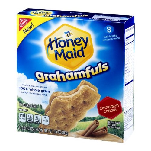 Honey Maid Grahamfuls Graham Snack Packs Cinnamon Creme