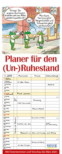 Planer für den (Un-)Ruhestand 239319 2019: Familienplaner mit 3 breiten Spalten. Familienkalender, Planer für den (Un-)Ruhestand 239319 2019: Familienplaner mit 3 breiten Spalten. Familienkalender,