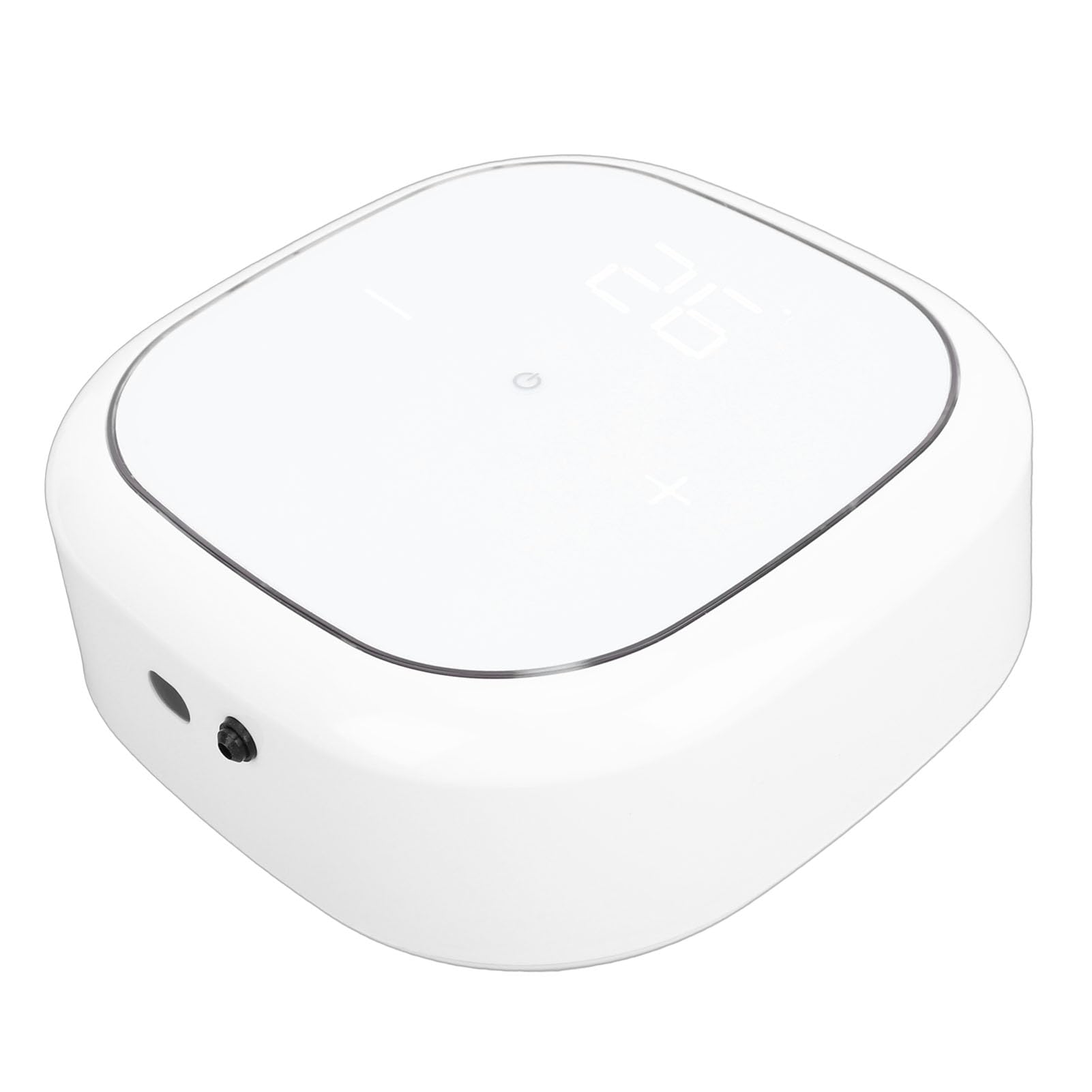 Pongnas Stazione di Ricarica Certificata 3-in-Supporto da Tavolo Veloce da 15 W con Orologio Digitale Integrato per Smartwatch e Auricolari - Alimentazione di Tipo C