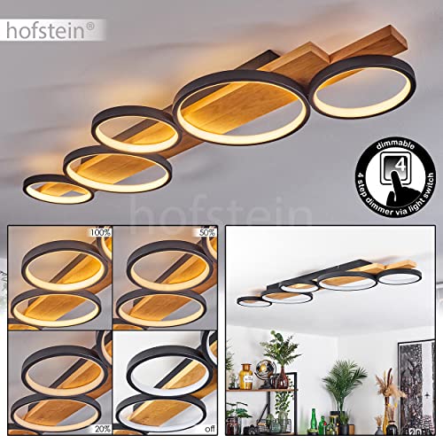 Plafonnier LED dimmable Rodekro à intensité variable 5100 lm noir