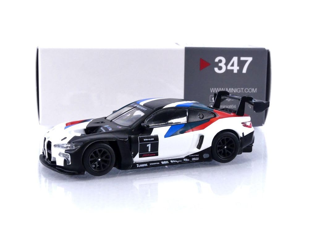 紗*年様 MINI GT  M4 GT3 2021 Presentatio TSM 1:64 Mini GT Diecast Model Car - BMW M4 GT3 2021 Presentation