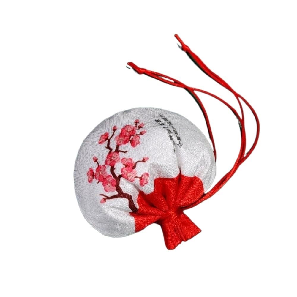 Kategoria: Włókno i biżuteria, Brokatowe saszetki ze sznurkiem i torebki na biżuterię, 4 sztuki, wielokolorowe, 8 cm x 13 cm(Rosso)