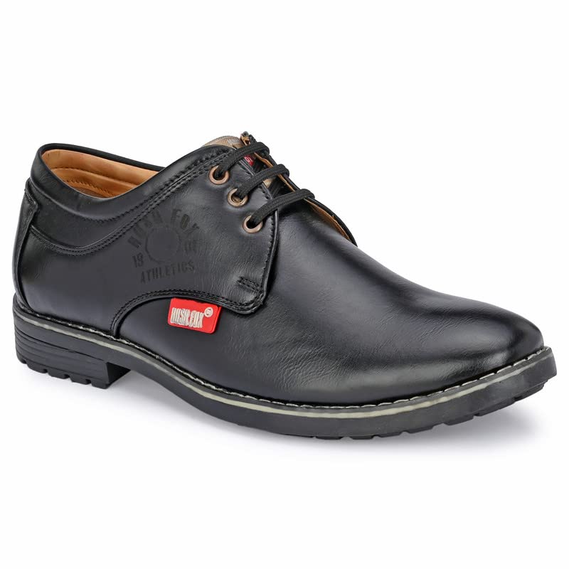HUSH FOX Mens Comfortable Light Weight Lace up Formal Slip on Shoe for Men Black 6 (B0BQ3G3DJ4) Amazon Price History, Amazon Price Tracker