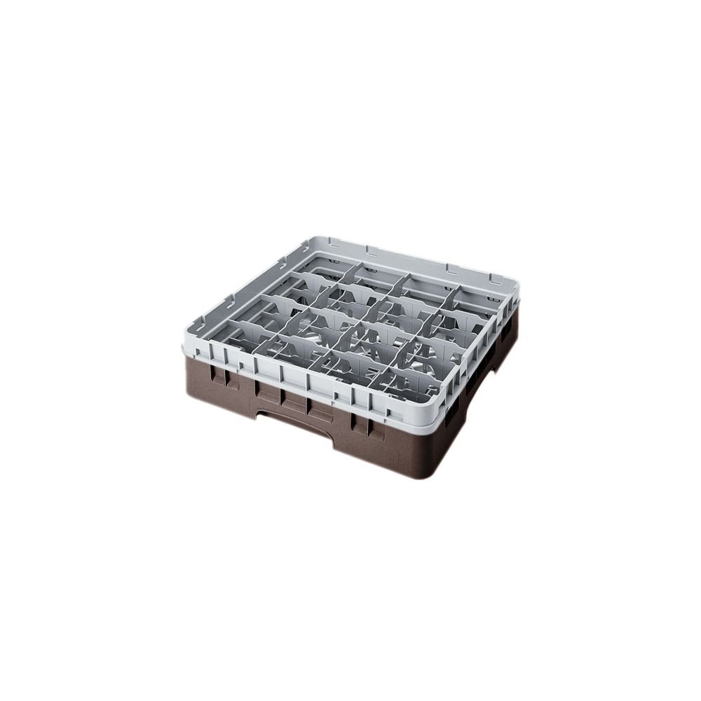 Camrack Glass Rack, W/Extender, Full Size, 16 Compartments, 4-3/8'' Max. Dia., 3-5/8'' Max. Height, (5 Pieces/Unit)
