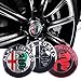 Car Hub Centre Caps for Alfa Romeo Stelvio 2017 2018 2019 2020 2021 2022 2023 Wheel Center Caps Cover Wheel Center Caps Sticker Rim Decoration Styling Accessories Waterproof DustProof