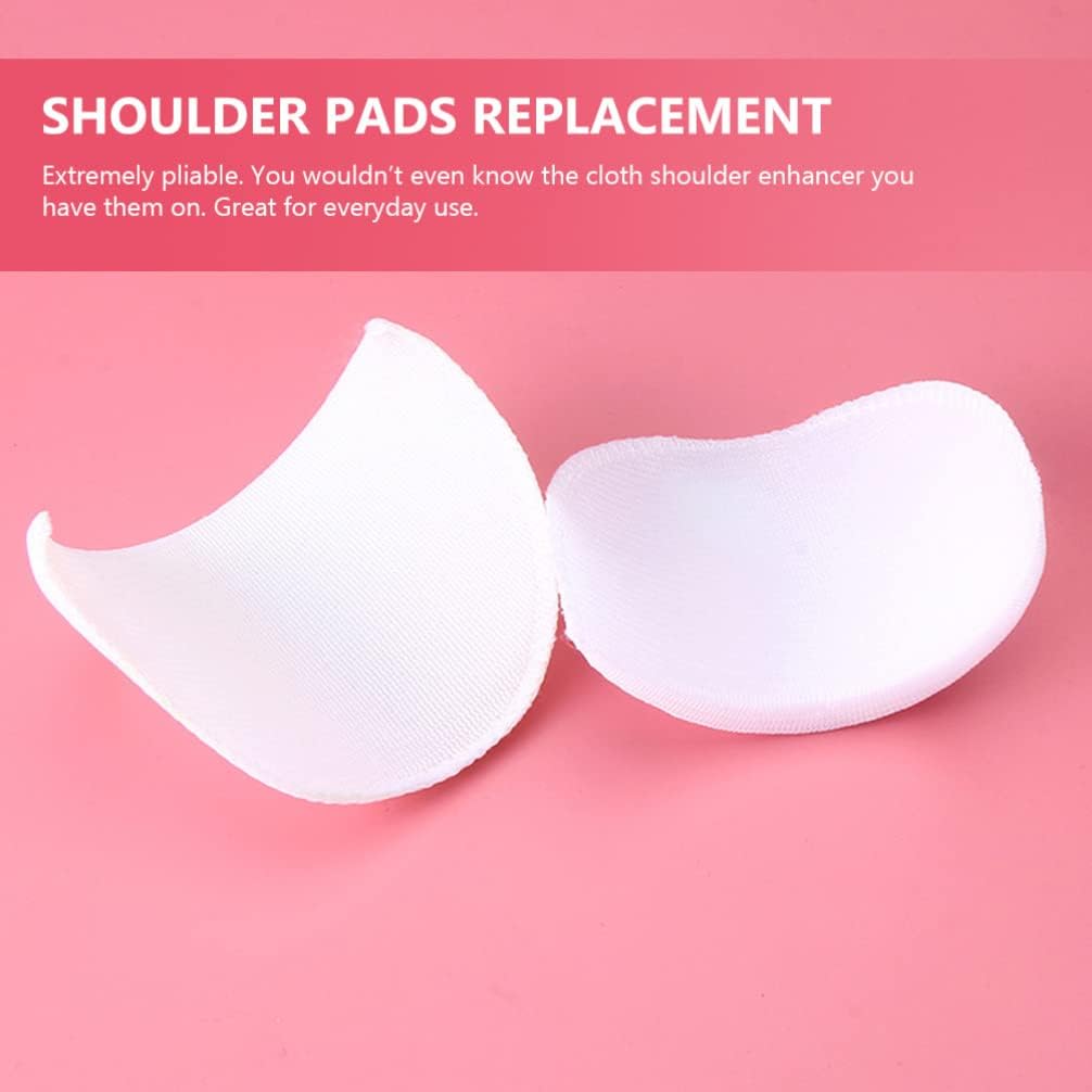 MAGICLULU 20pair Non-Slip Shoulder Cushion Pads for Comfortable Sponge Shoulder Enhancer Washable and Reusable for Clothing Supply and Sewing Accessories