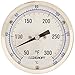 Ashcroft EL Series Bimetal Thermometer, 3" Dial Size, 1/2" NPT Rear Stem Connection, 9" Stem Length, 50?F-300?F Temperature Range, Dual Scale