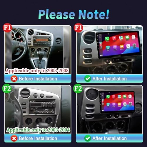 Estéreo de automóvil para Toyota Matrix: viaja conectado con GPS, Bluetooth y Android Auto 2