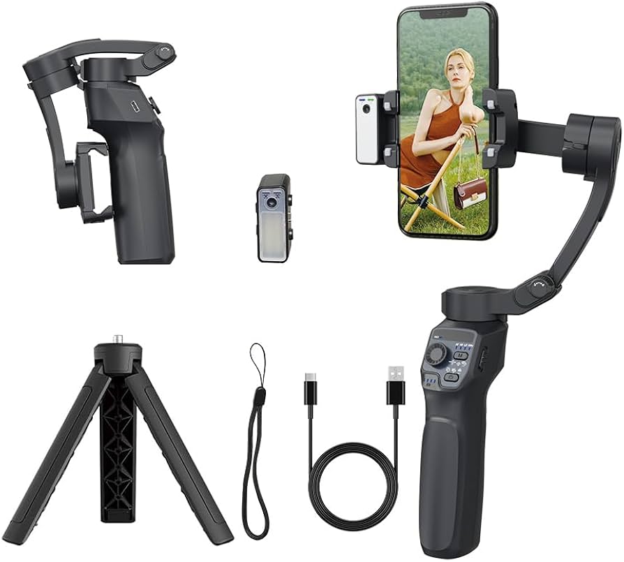 Amazon.com: 3-Axis Gimbal Stabilizer for Smartphone,Handheld
