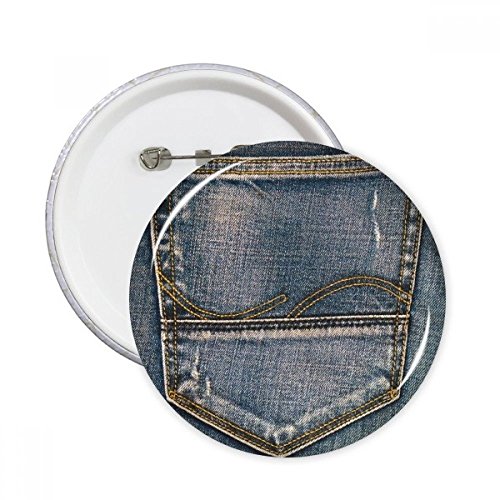 Badge bouton déco vêtement cowboy pour personnaliser un sac ou une poche de jean