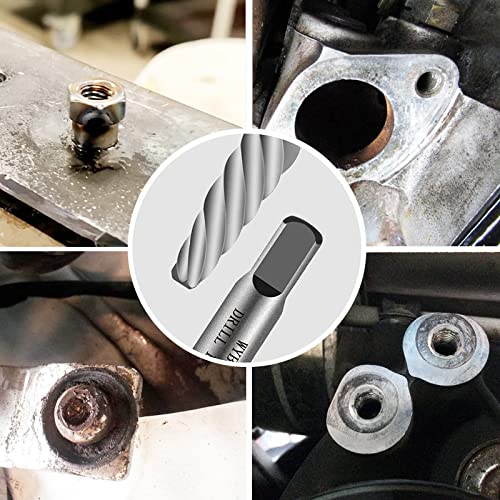 5Pcs Screw Extractor Set Spiral Flute Bolt Extractor Set CrMO Easy Out