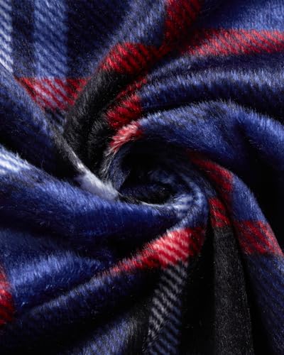 U.S. Polo Assn. Men's Pajama Pants - Soft Fleece Plaid Lounge Pants Sleepwear Bottoms for Men with Pockets (Sizes: S-XL)4