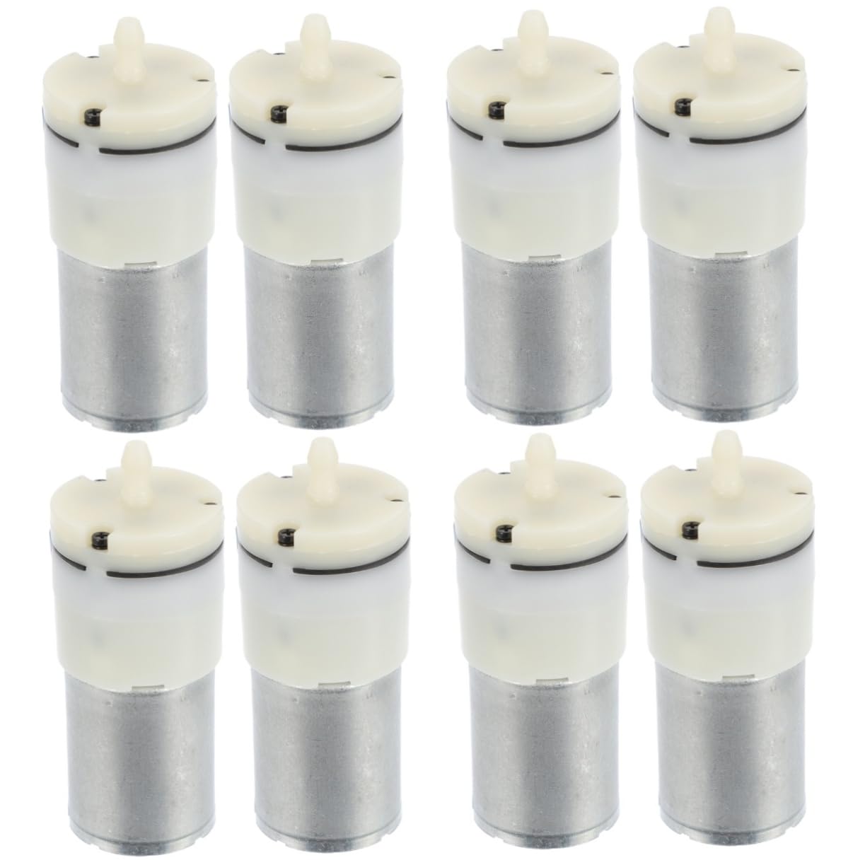 Gatuida 8piezas Bomba De Aire Eléctrica Silenciosa para Acuarios Mini Compresor De Bomba De Vacío para Peceras Fácil Instalación y Reemplazo para Aumentar La Oxigenación Acuarios