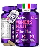 Multivitaminico Completo Donna Alta Potenza - Complesso A-Z con Vitamina B6, Ferro, Zinco & Vitex - 60 Capsule - Integratore Multivitaminico Premium con Multivitamine e Minerali