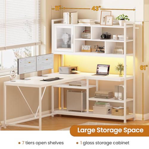 L shaped executive office desk