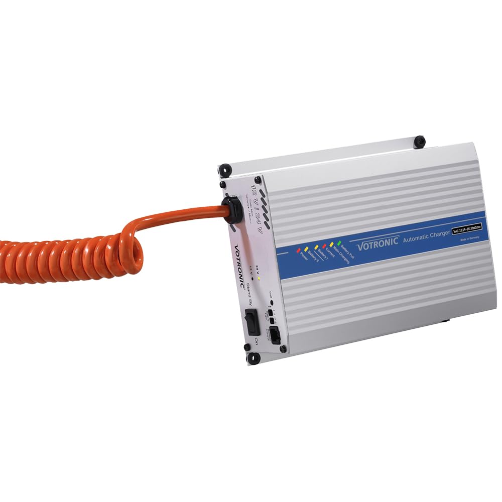 Votronic 0523 VAC 1224-16 Batterieladegerät + 5m Spiralkabel