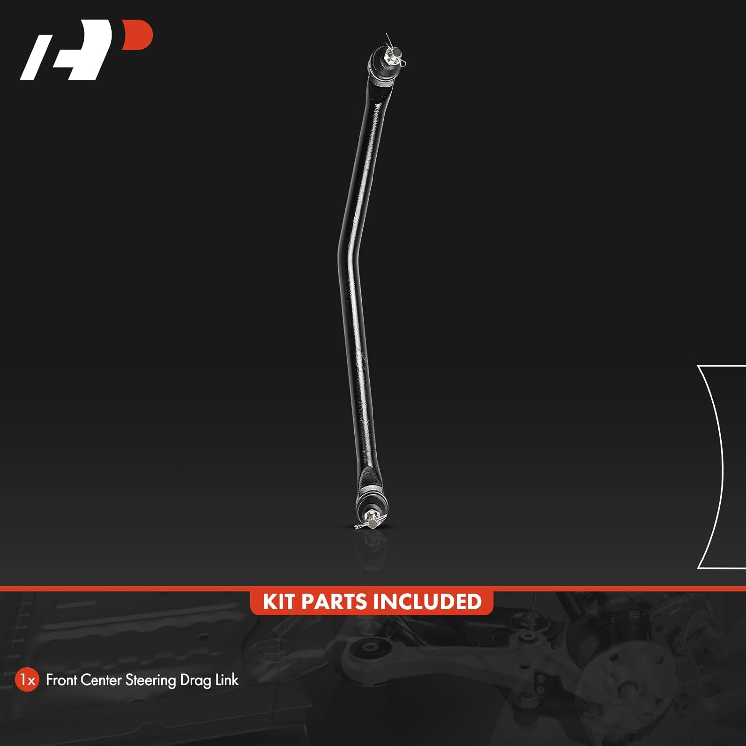 A-Premium Center Steering Drag Link, Compatible with Chevrolet Astro 1990-2005 & GMC Safari 1990-2005, AWD