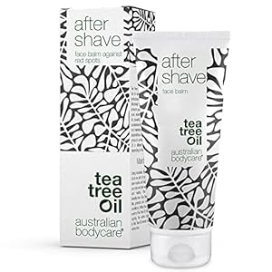 Australian Bodycare Aftershavebalsem met Tea Tree Olie voor Mannen 100ml | Directe Verlichting na het Scheren | Verzacht…