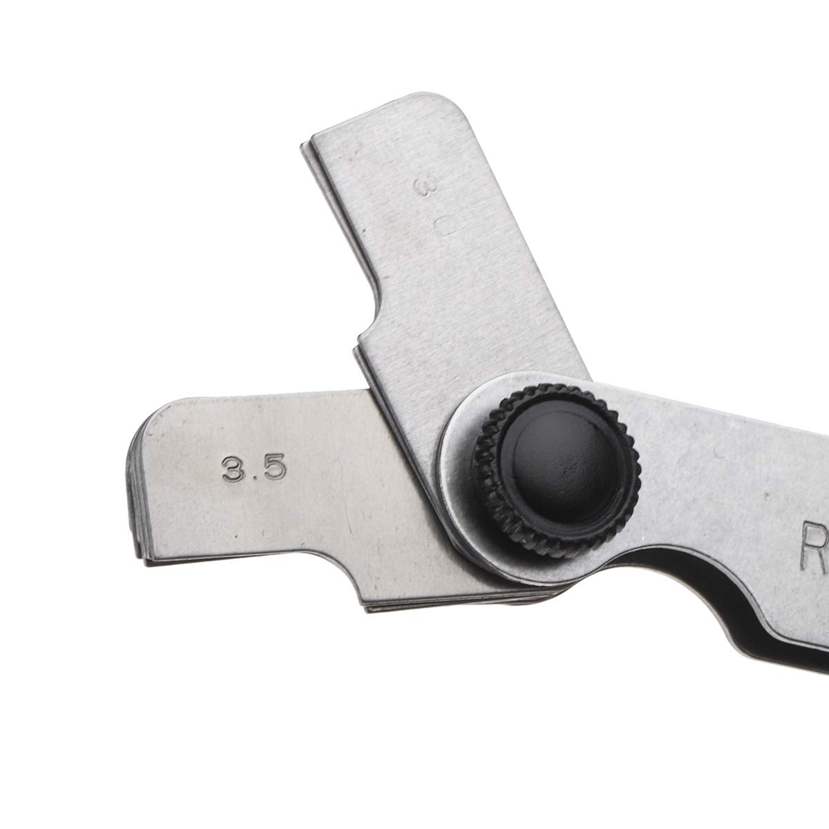RS PRO Metrisch Radiuslehrensatz Radiuslehre, 16 Bl., 0.5 mm 0.75 mm