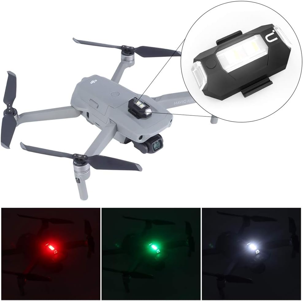 Drone Strobe Light, Anti-Collision Drone Strobe Night Light Compatible with Mavic Mini 2 Mavic Air Phantom Inspire All DJI Drones