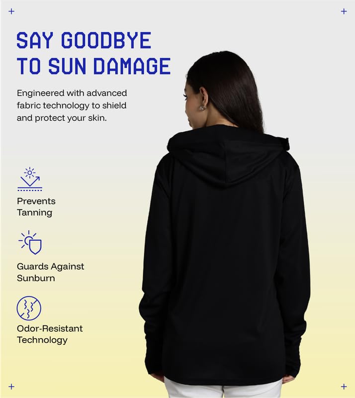 Image of BLUE TYGA Womens Sunscreen Jacket 2.0 - Advanced Protection from Sun & Pollution - UPF 50+ Protection
