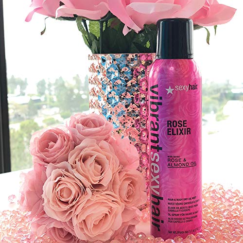 Sexy Hair 41RE05 Rose Elixir Hair and Body Dry Oil Mist - 5.1 oz