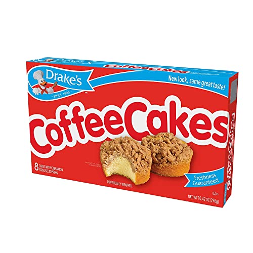 Drake's Coffee Cakes, 16 Individually Wrapped Breakfast Pastries (Pack of 2)
