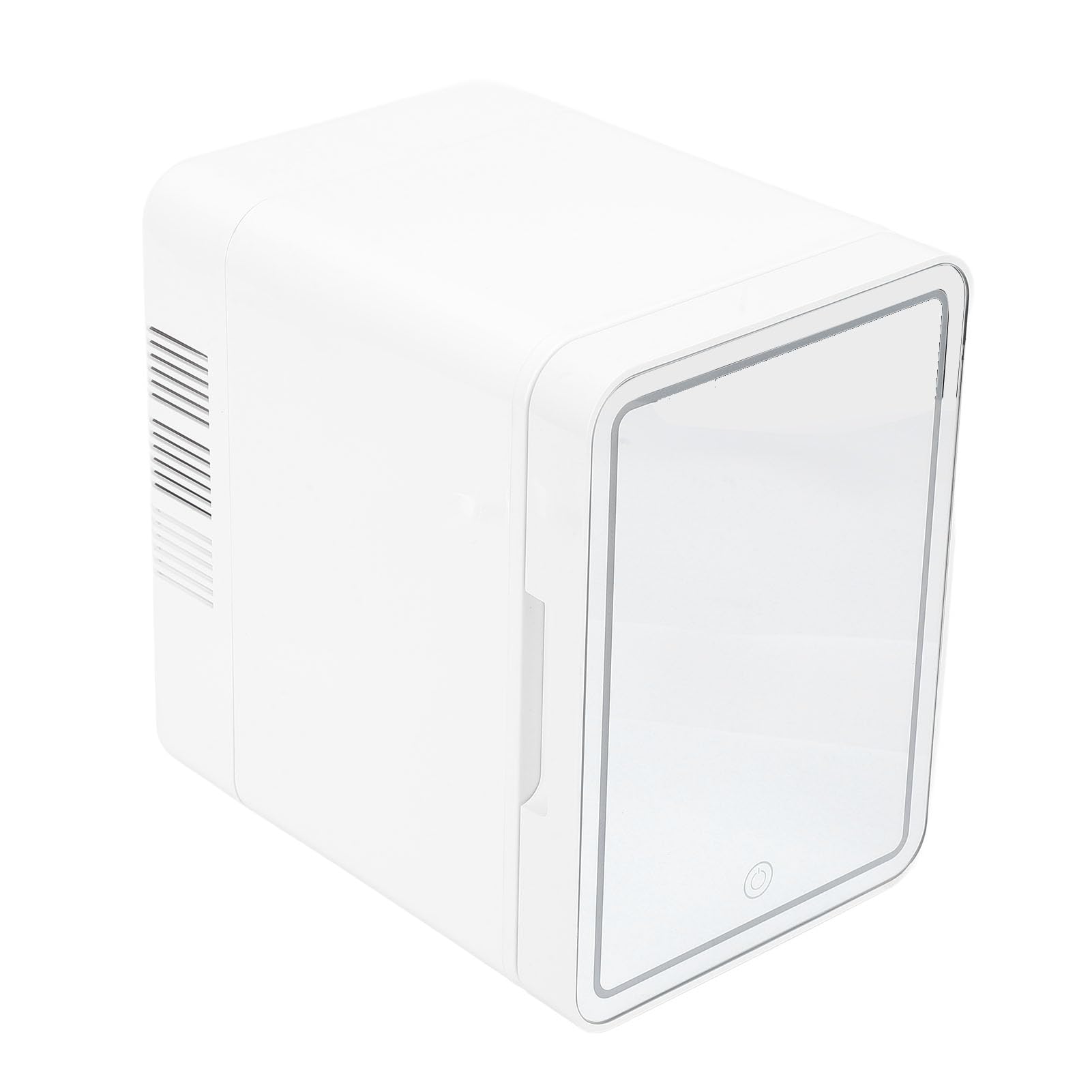 Skincare Fridge with Mirror, Warmer 6L Skincare Refrigerator 3 Level Light for Car (US Plug)