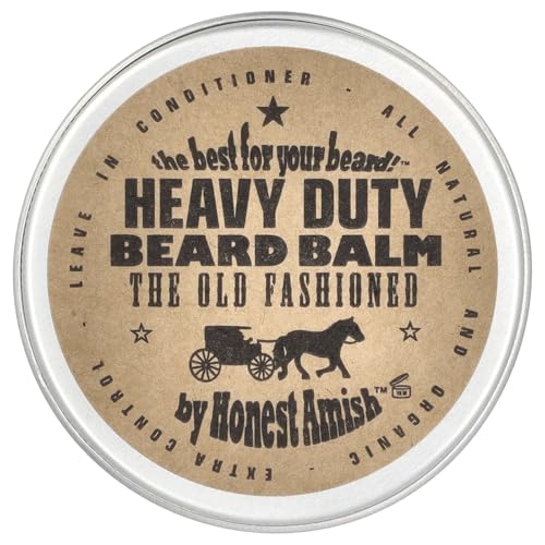 Honest Amish - Heavy Duty Beard Balm - 2 Ounce - Beard Conditioner
