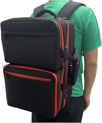 Miniatura 10 de DAMIFAN mochila de peluquero bolsa de viaje bolsa de viaje estación móvil de peluquero organizador de herramientas bolsa de maquillaje, Negro -