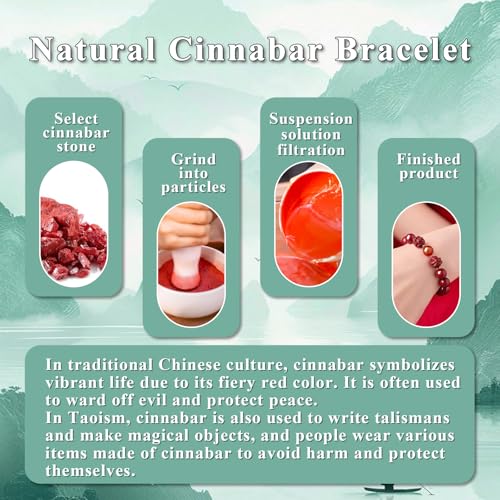 Feng Shui Triple Protection Bracelet for Women,Lucky Chinese Red Cinnabar Zodiac Prayer Bead Bracelet to Attract Wealth or Money,Mother's Day Birthday Christmas Good Luck Jewelry Gigt for Women to Bring Luck Prosperity3