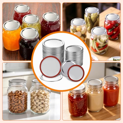 50 Pcs Mix Mouth Lids Set