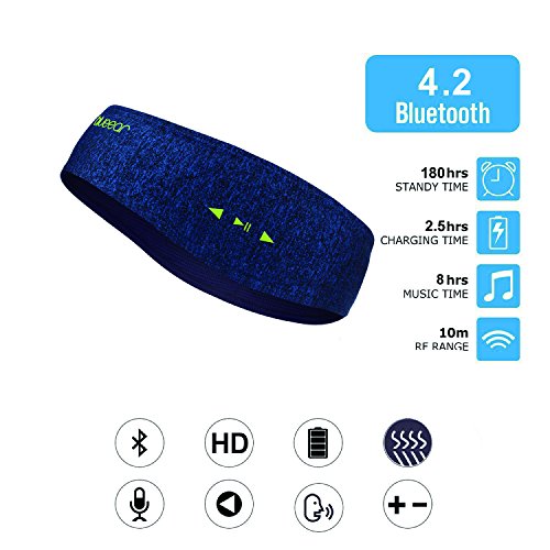 Blue ear® Foulard Sportivo Bluetooth Musicale V4.2...