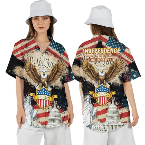 Image of Men's Hawaiian Wrinkle Free Short Sleeve Button Down Funny Tropical Floral Beach Vacation Shirt