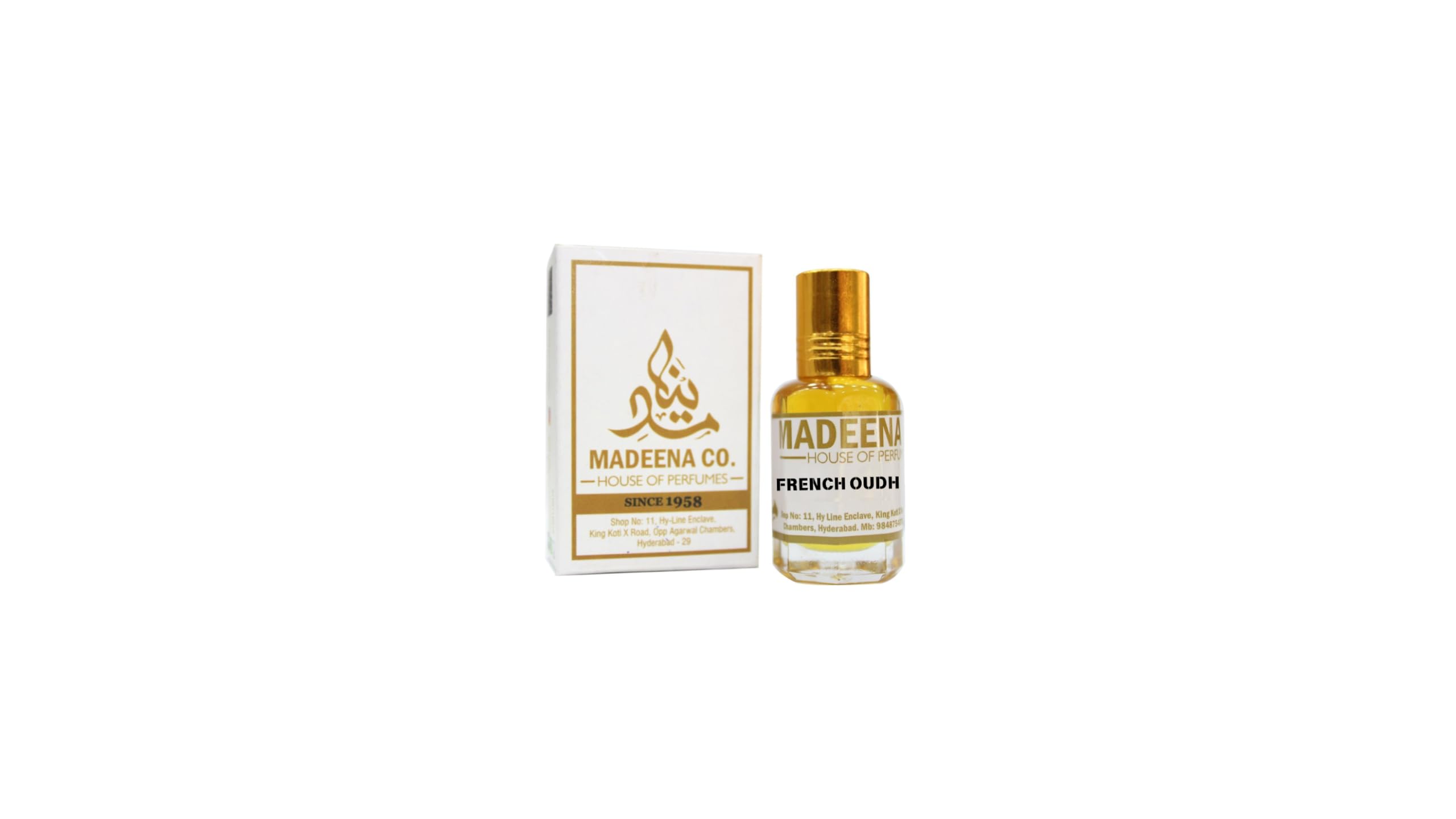 MADEENA CO. French Oudh Attar, Real & Natural, 100% Alcohol Free, Long Lasting 6ML-image-17