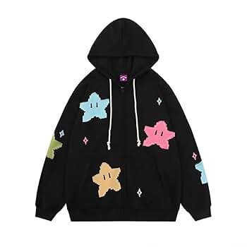 トップス vintage like sweat zip up tops Amazon.com: POHADON Baggy Y2k Hoodie for Women Men Oversized