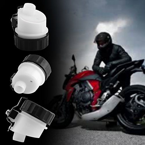 Image of Dweekiy Motorcycle Clutch Reservoir, Clutch Master Cylinder Oil Reservoir Fluid Bottle for VTR1000F 98-04, CBR1000RR 04-07