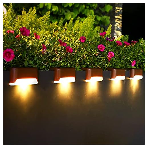 Phereu Solar Deck Lights Outdoor, 16 Pack Solar Step Lights LED Waterproof Patio Decor Solar Lights for Railing, Stairs, Fence, Post, Yard and Driveway, Warm White